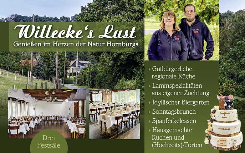 Willecke's Lust - Restaurant Wolfenbüttel-Hornburg