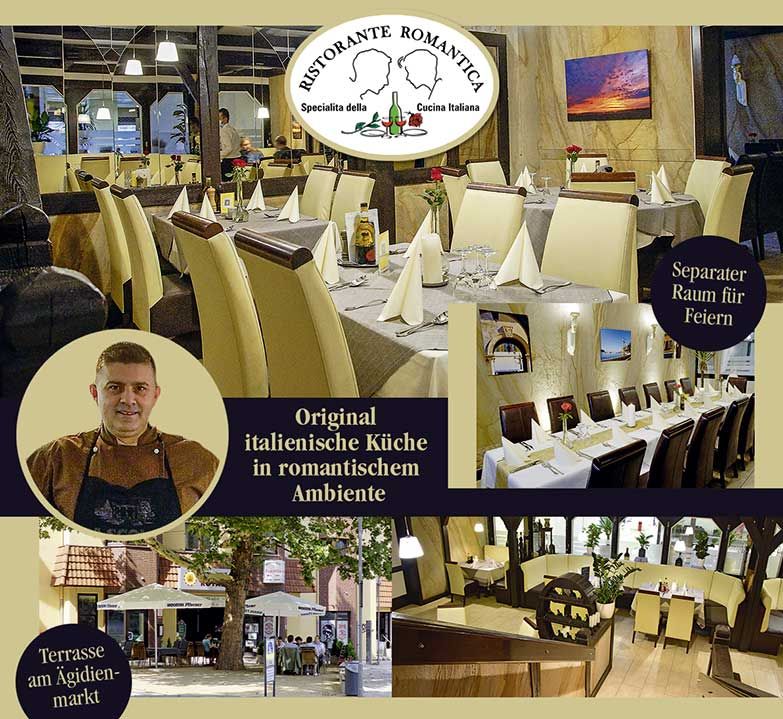 Ristorante Romantica - Italienisches Restaurant in Braunschweig